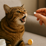 Як дати коту таблетку