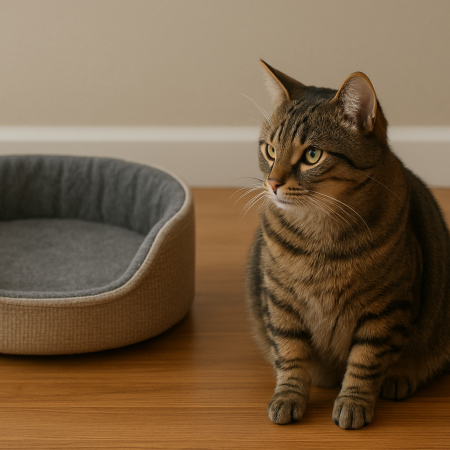 Чому кіт не спить у лежаку