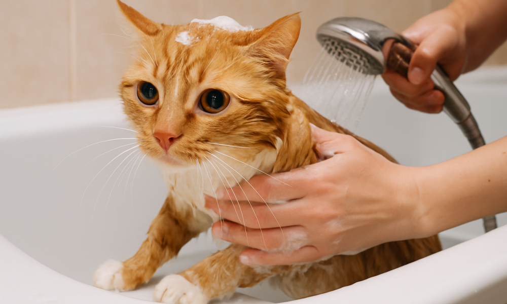 Чи можна мити кота
