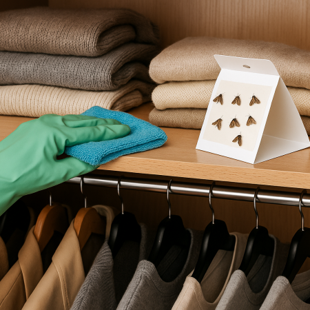 Як позбутись молі в квартирі