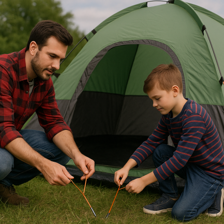 Як розкласти палатку