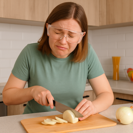 Як не плакати від цибулі