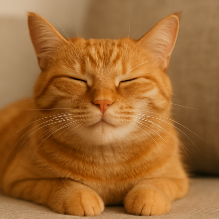 Коли кіт мурчить