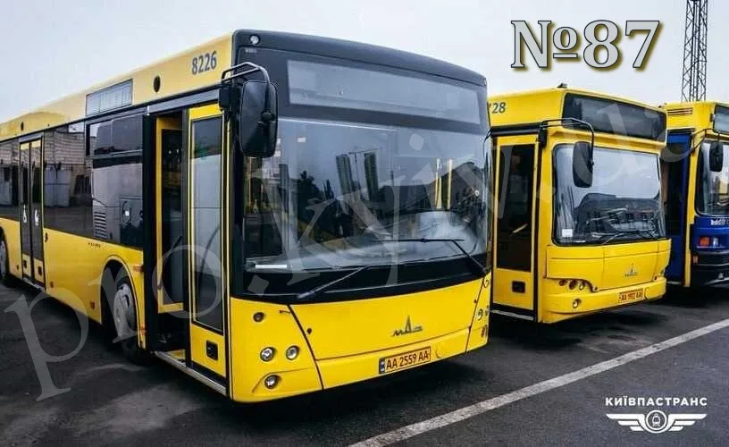 87 автобус Київ