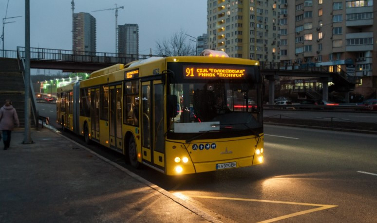91 автобус Київ